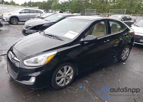 2014 Hyundai Accent Gls/Se from USA, damaged, VIN KMHCU4AE7EU775779